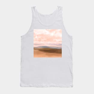 Watercolor Of Desert Tank Top